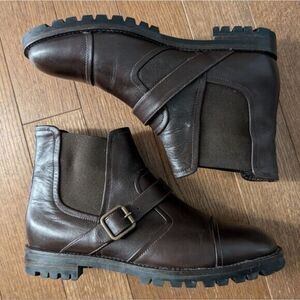 Manolo Blahnik Traba Lug Sole Bootie